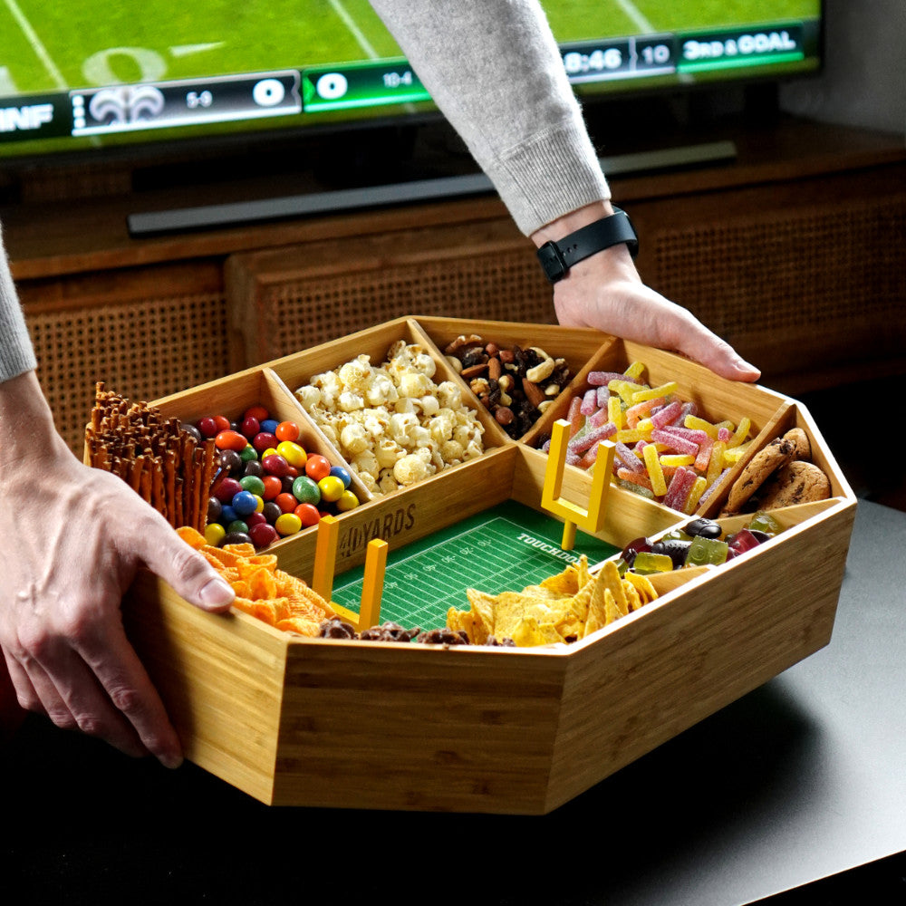 American Football Snackstadion aus Bambus