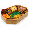 40YARDS American Football Snack Stadium Holz