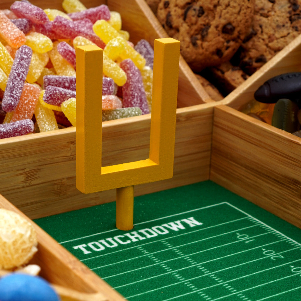 American Football Holz Snackstadion mit Field Goals